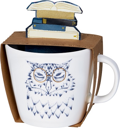 Tasse "Eule" aus Porzellan