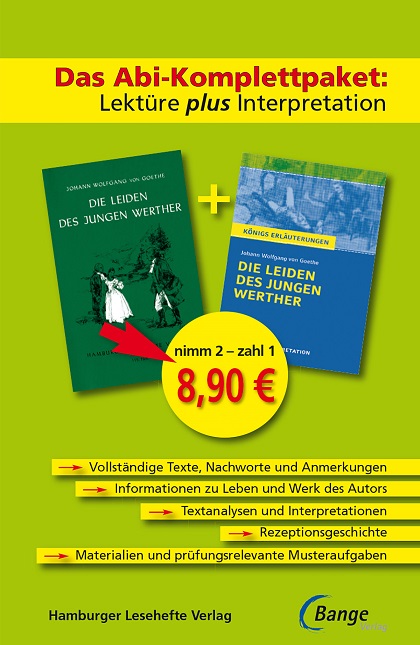 Die Leiden des jungen Werther – Lektüre plus Interpretation