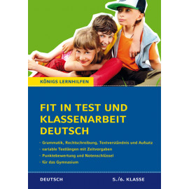 Fit in Test und Klassenarbeit – Deutsch 5./6. Klasse Gymnasium