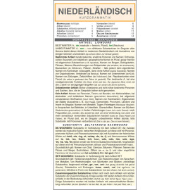 Niederländisch - Kurzgrammatik